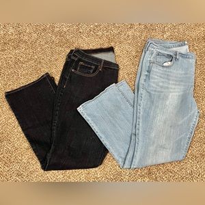 Old Navy Curvy Bootcut Jeans (set of 2) 16P
